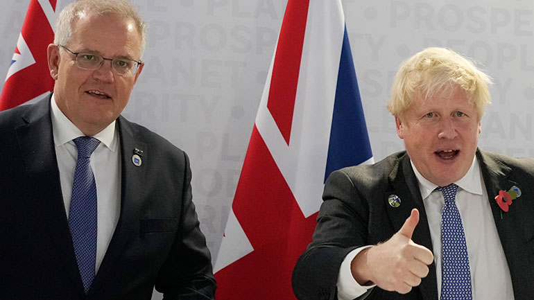 G20: Η Βρετανία θέλει μεγαλύτερη δέσμευση από την Αυστραλία για την αντιμετώπιση της κλιματικής αλλαγής